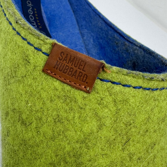 Samuel Hubbard Dreams Wool Felt Clogs Green Size 11 - Picture 5 of 8